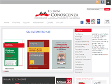 Tablet Screenshot of edizioniconoscenza.it